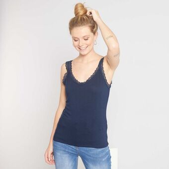 Kiabi Top de alças em renda promoção