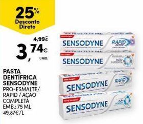 Continente Bom dia Pasta de dentes sensodyne promoção