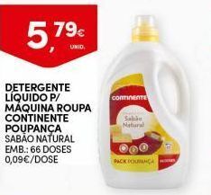 Continente Bom dia Detergente líquido promoção