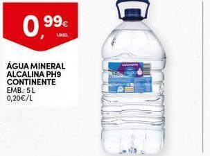 Continente Bom dia Água continente promoção