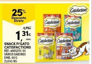 Continente Bom dia Ração para gatos catisfaction promoção