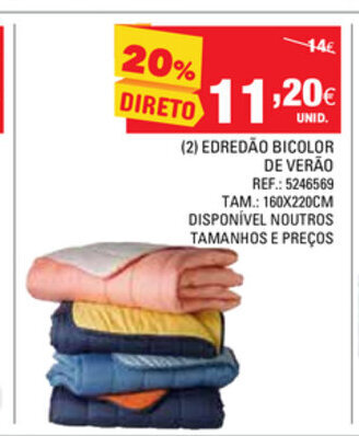 Edredão Bicolor de Verão