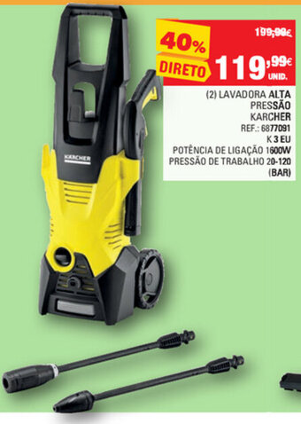 Continente Lavadora Alta Pressão Karcher promoção