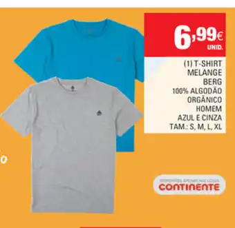 Continente T-Shirt Melange Berg S, M, L, XL promoção