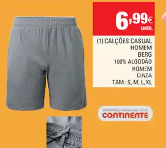 Calções Casual Homem Berg S, M, L, XL