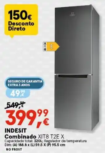 INDESIT Combinado XIT8 T2E X