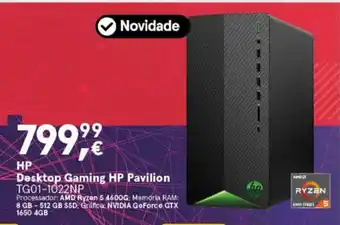 Worten HP Desktop Gaming HP Pavilion promoção