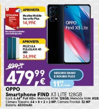 Worten OPPO Smartphone FIND X3 Lite 128GB promoção