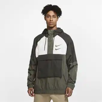 Sports Direct Nike sportswear swoosh men's woven jacket promoção