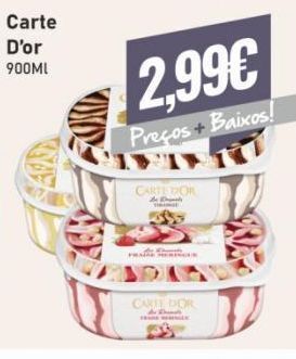 Belita Gelados carte d'or promoção