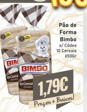 Belita Pão sem casca bimbo promoção