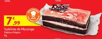 Auchan Subline de Morango promoção