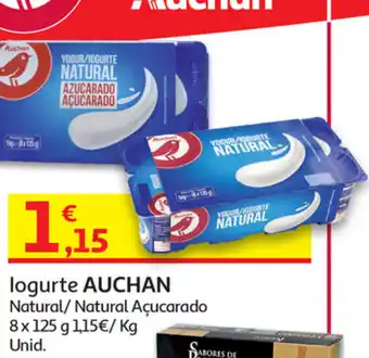 Auchan Iogurte Auchan 8x125g promoção
