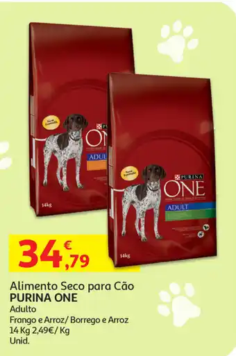 Auchan Alimento Seco para Cão Purina One 14kg promoção