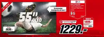 MediaMarkt LG 55" Smart TV OLED 55CX6 promoção