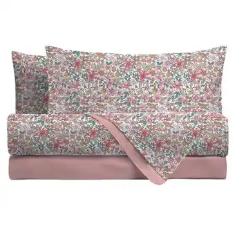 Hôma Jogo cama casal flower rosa promoção