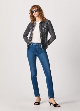 Pepe Jeans Grace slim fit high waist jeans promoção
