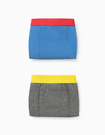 2 boxers 'dc comics', menino, azul/cinza