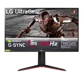 MediaMarkt Monitor gaming lg 32gn550-b ips 32" full hd 1080p 1ms promoção