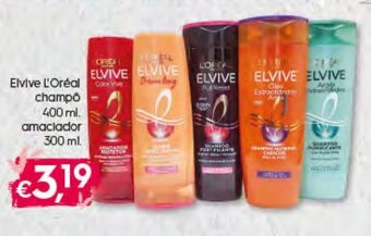 Bolama Shampoo elvive promoção
