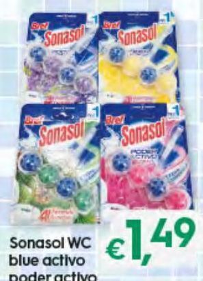 Bolama Pastilhas para wc sonasol promoção