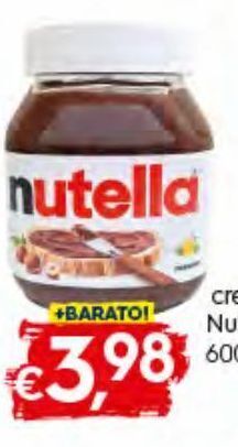 Bolama Creme de avelã nutella promoção