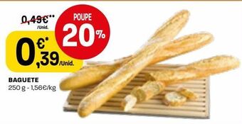 Intermarché Baguette promoção