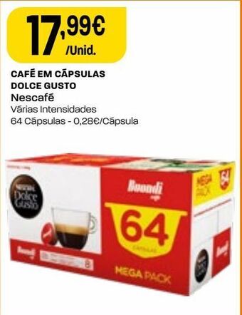 Intermarché Cápsulas de café dolce gusto promoção