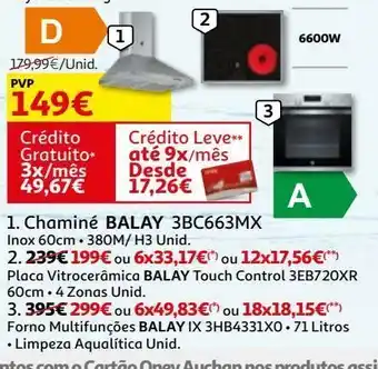 Auchan Chaminé balay promoção