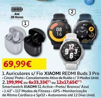Auchan Auriculares sem fio xiaomi promoção