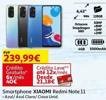 Auchan Smartphone xiaomi promoção