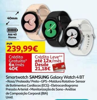 Auchan Smartwatch samsung promoção