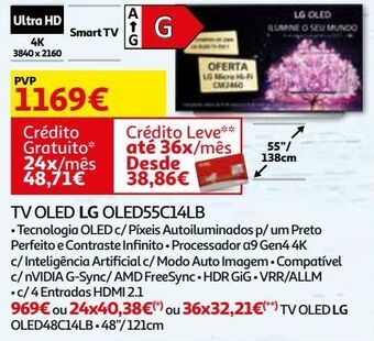 Auchan Tv oled lg promoção