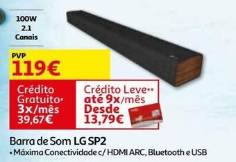 Barra de som lg sp2