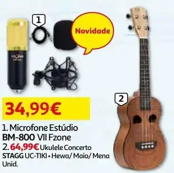 Auchan Microfone estúdio promoção