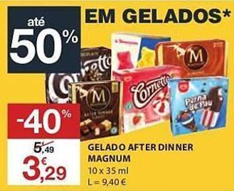 E.Leclerc Gelados magnum promoção