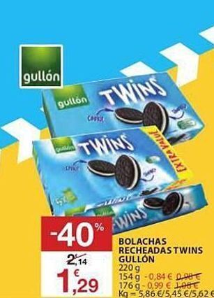 E.Leclerc Bolacha recheada gullon promoção