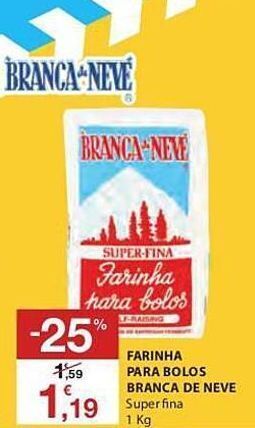 E.Leclerc Farinha branca de neve promoção