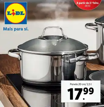 Lidl Panela 20cm / 2,5L promoção