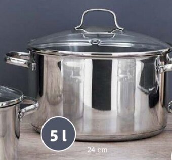 Lidl Ernesto Panela 24cm / 5L promoção