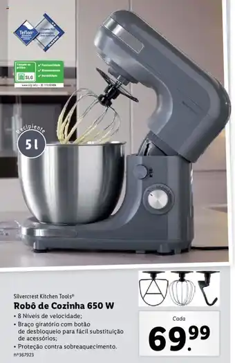 Lidl Silvercrest Kitchen Tool Robô de Cozinha 650W promoção