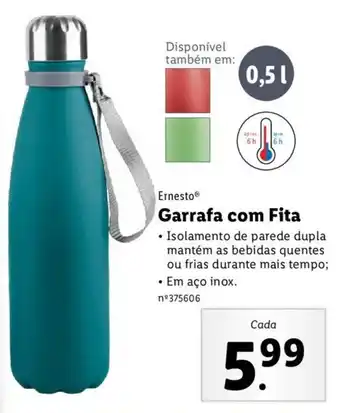 Lidl Ernesto Garrafa com Fita 0,5L promoção