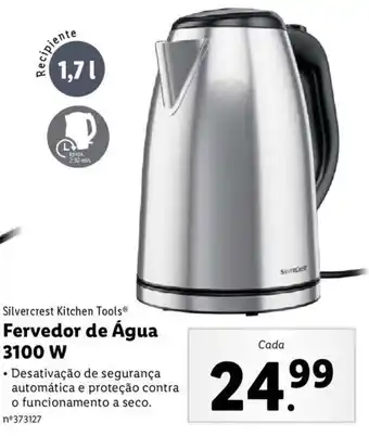 Lidl Silvercrest Kitchen Tools Fervedor de Água 3100W promoção