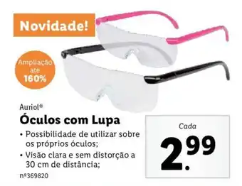 Lidl Auriol Óculos com Lupa promoção