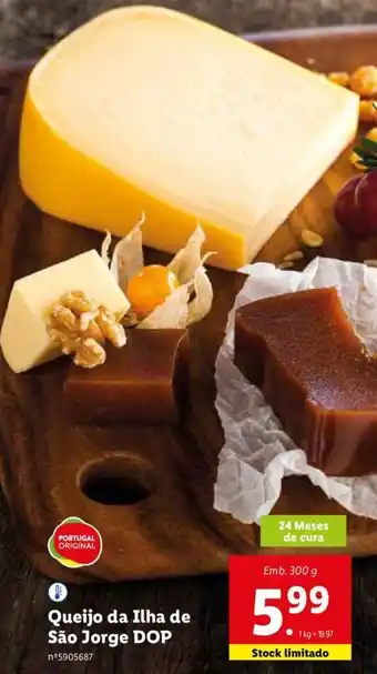 Lidl Queijo da Ilha de São Jorge DOP 300g promoção