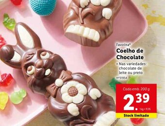 Favorina Coelho de Chocolate 200g