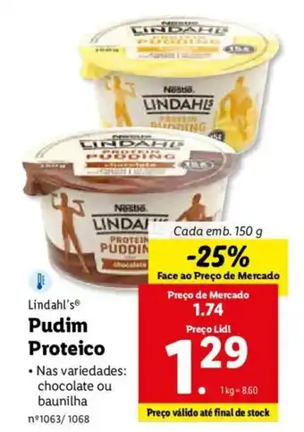 Lindahl's Pudim Proteico 150g