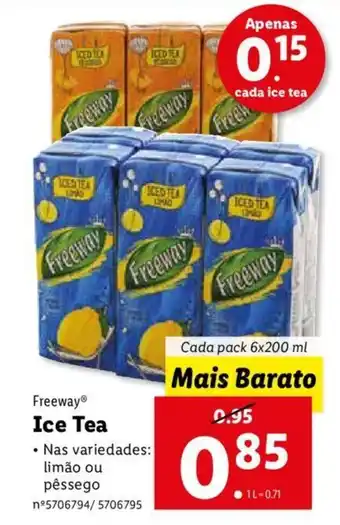 Lidl Freeway Ice Tea 6 x 200ml promoção