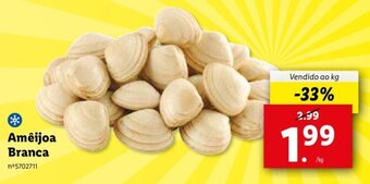Lidl Amêijoa Branca promoção