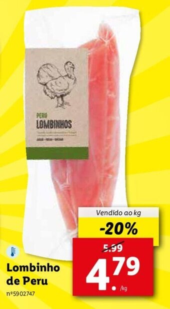 Lidl Lombinho de Peru promoção